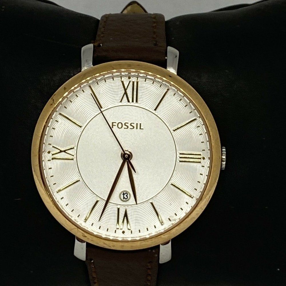 Fossil Jacqueline ES3844 Women's Brown Leather Ana
